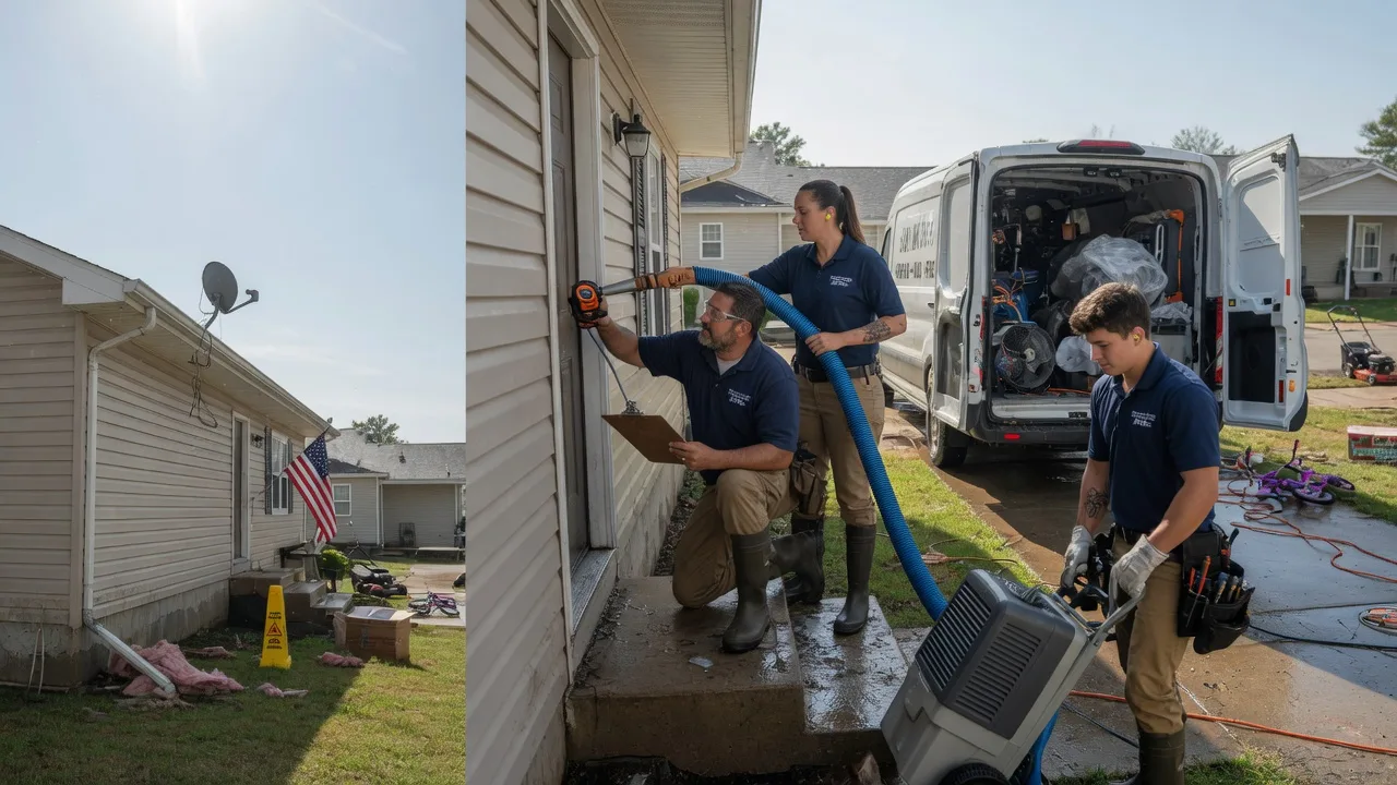 Ceiling Water Damage Restoration in Christmas, FL near me